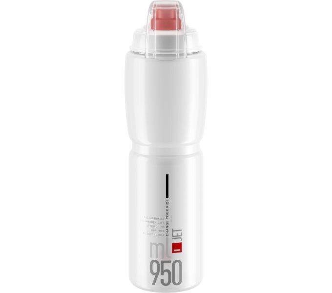 ELITE Palack JET PLUS 950 átlátszó, piros logóval