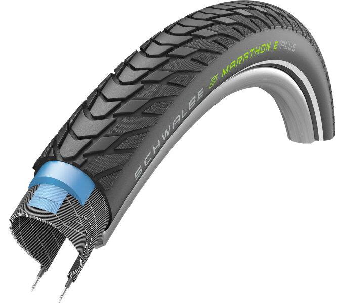 SCHWALBE Külső gumi MARATHON E-PLUS (50-622) 28x2.00 Performance 67EPI Smart DualGuard 1210g Reflex E-Bike