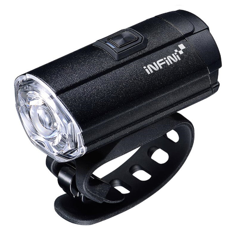 INFINI TRON 300 első lámpa 6 funkciós fekete USB