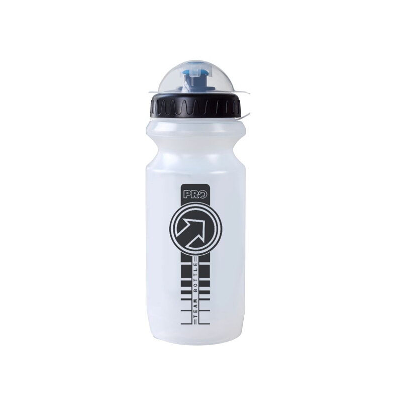 PRO TEAM bottle with cover transparent 600ml