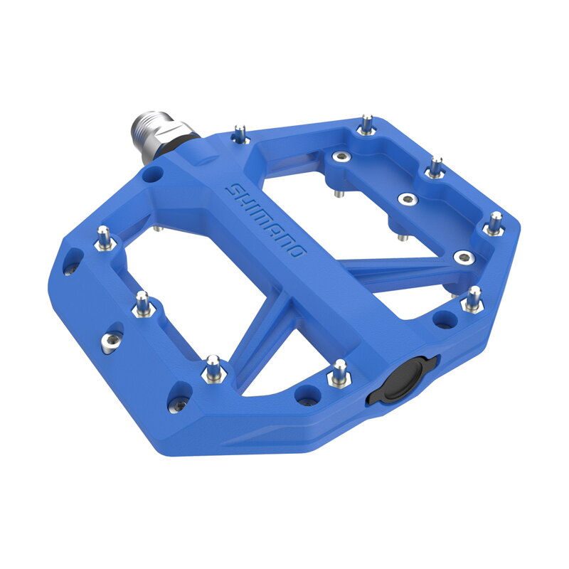 SHIMANO Pedálok MTB Flat PD-GR400 kék BMX, DH, szlalom