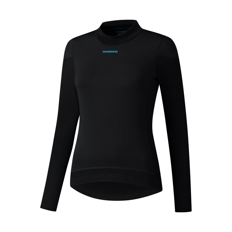 SHIMANO Női póló BEAUFORT LONG BASE LAYER fekete