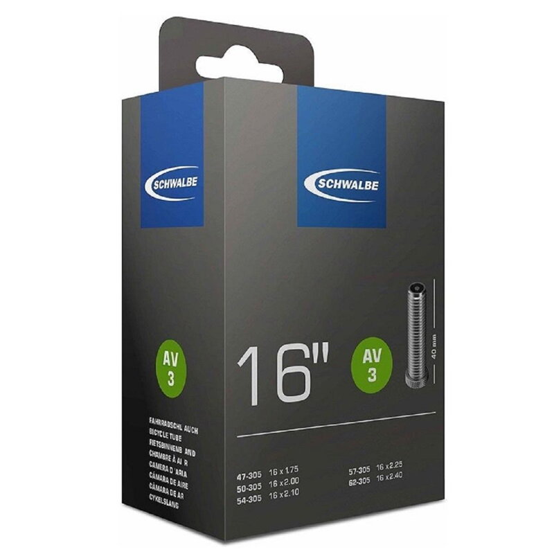 SCHWALBE Belső AV3 16x1.75/2.10 AV 40mm (47/62-305) 115g
