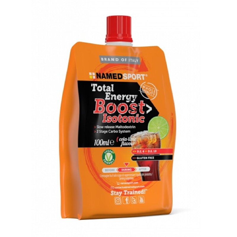 NAMEDSPORT TOTAL ENERGY BOOST ISOTONIC cola/lime gél 100ml NAMEDSPORT TOTAL ENERGY BOOST ISOTONIC cola/lime gél 100ml