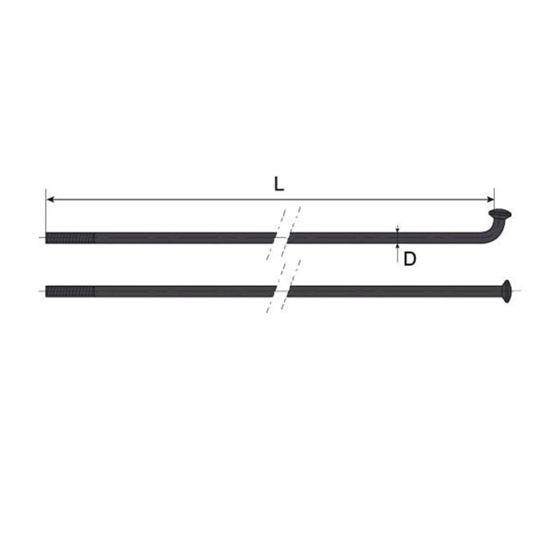MACH1 Inox Plus 2/270 fekete OEM küllők 10 db MACH1 Inox Plus 2/270 fekete OEM küllők 10 db