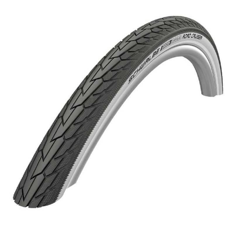 SCHWALBE Külső gumi ROAD CRUISER (42-622) 28x1.60 700x40C Active 50EPI K-Guard 705g Biely bok reflex Green
