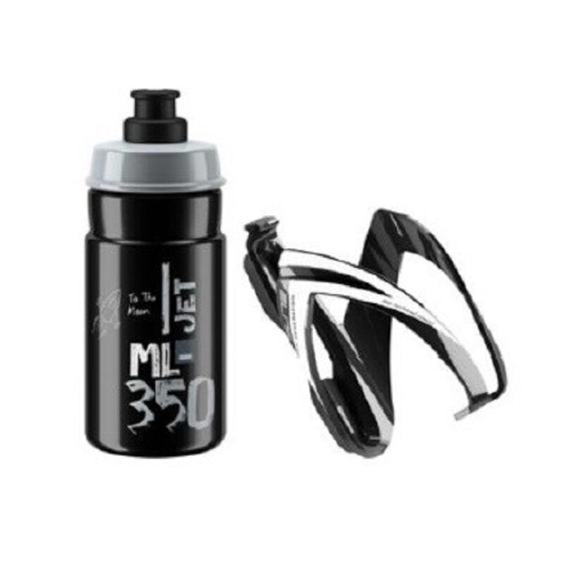 ELITE Palack CEO szürke-fekete logós kosárral, 350 ml