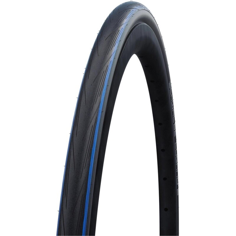 SCHWALBE Külső gumi LUGANO II (25-622) 700x25C Active 50EPI K-Guard 365g kék csíkkal SCHWALBE Külső gumi LUGANO II (25-622) 700x25C Active 50EPI K-Guard 365g kék csíkkal