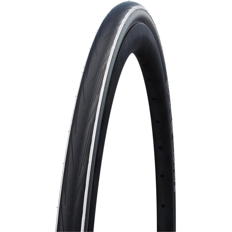 SCHWALBE Külső gumi LUGANO II (25-622) 700x25C Active 50EPI K-Guard 365g fehér csíkkal