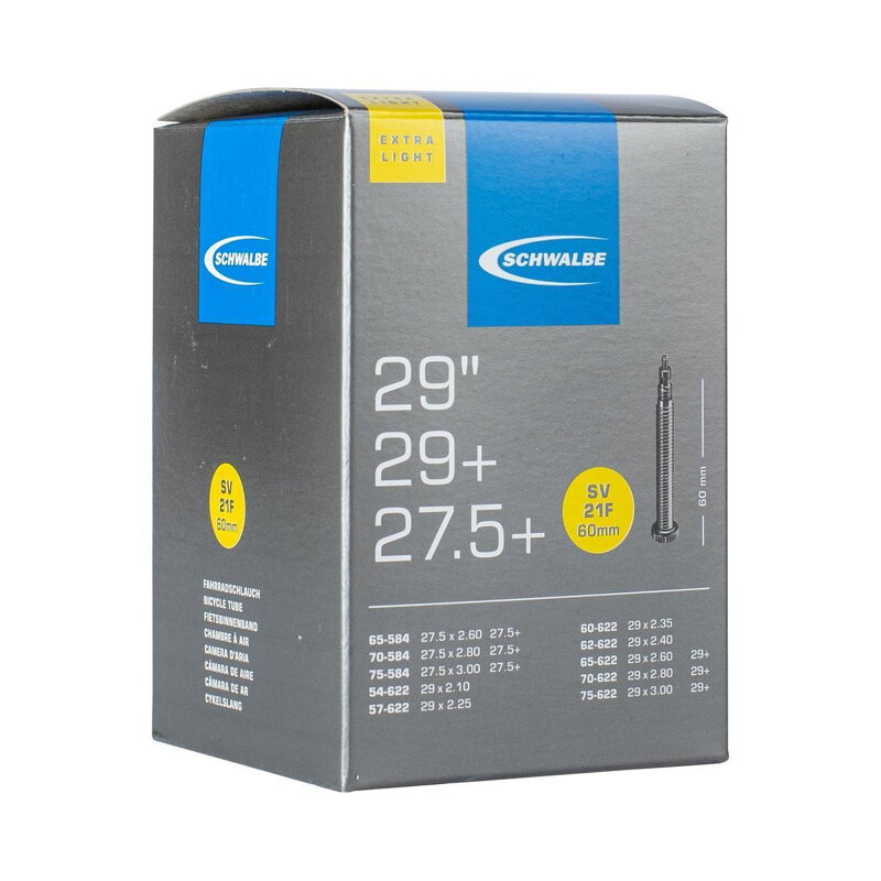 SCHWALBE Duša EXTRA LIGHT SV21F (54/75-584) FV 60mm 200g