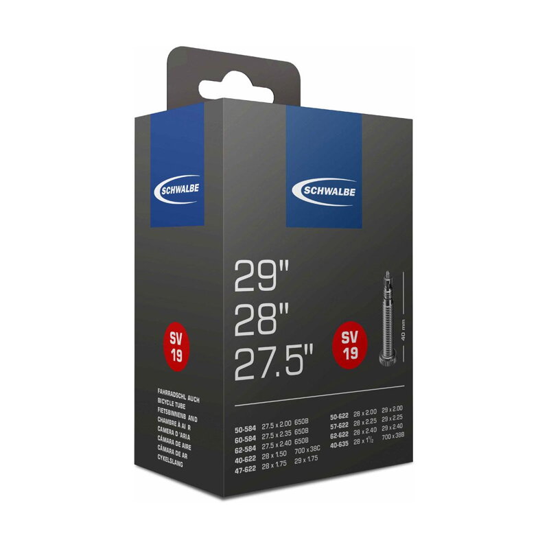 SCHWALBE Belső SV19 27.5x2.00/2.35 29x1.75/2.40 FV 40mm (40/62-584/635) 220g