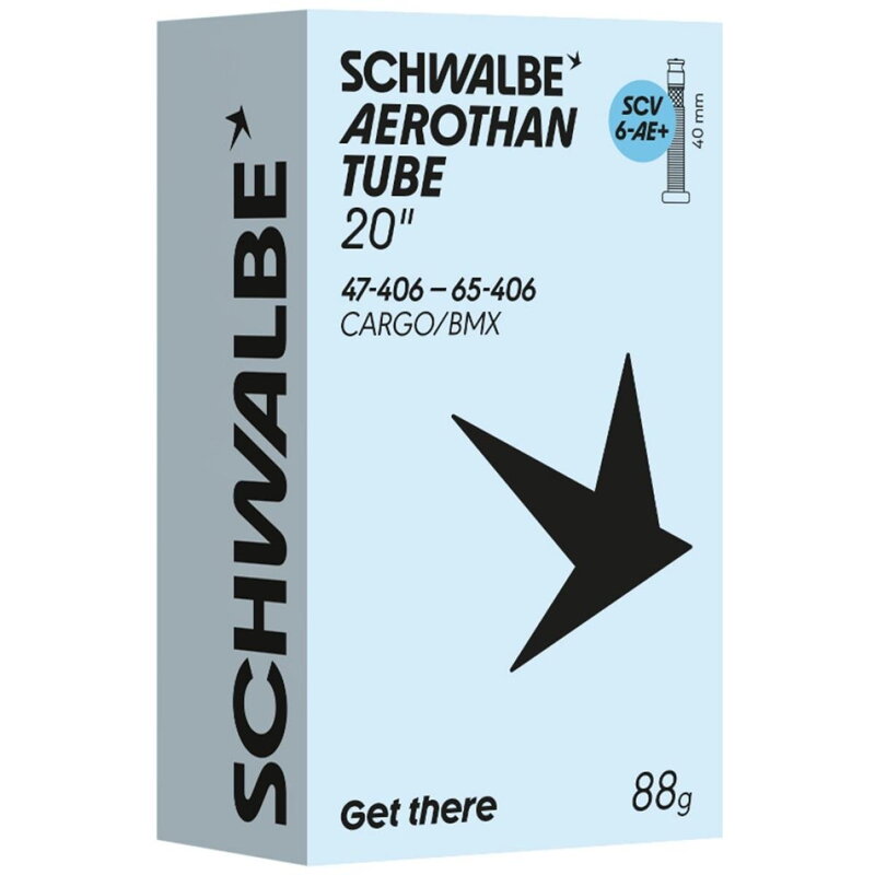 SCHWALBE Duša AEROTHAN TUBE SCV6-AE+ (47/65-406) SCV 40mm 88g TPU