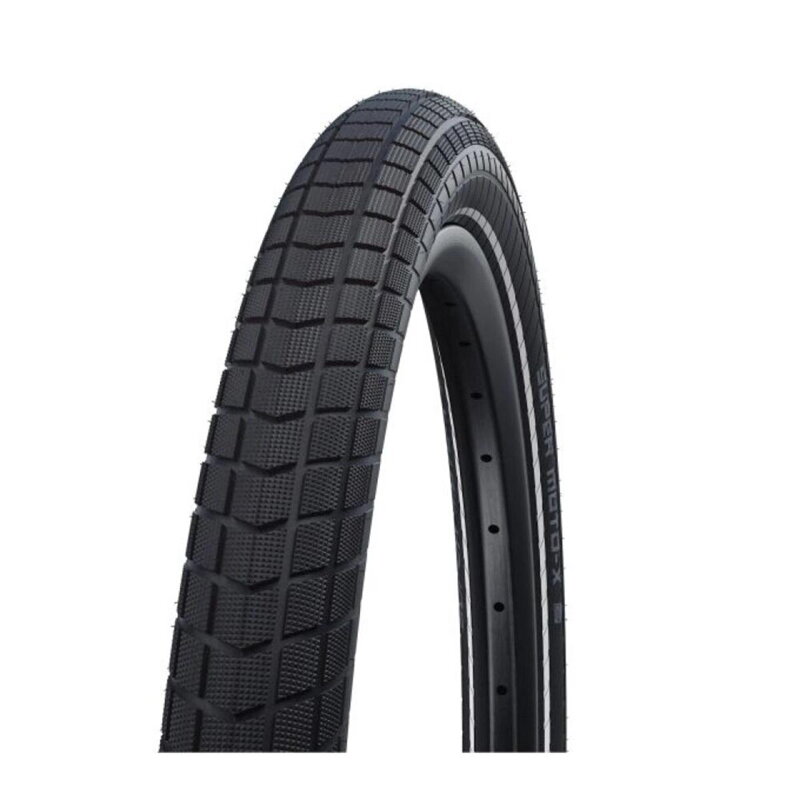 SCHWALBE Külső gumi SUPER MOTO-X (62-559) 26x2.40 Performance 67EPI GreenGuard 1095g fekete reflex