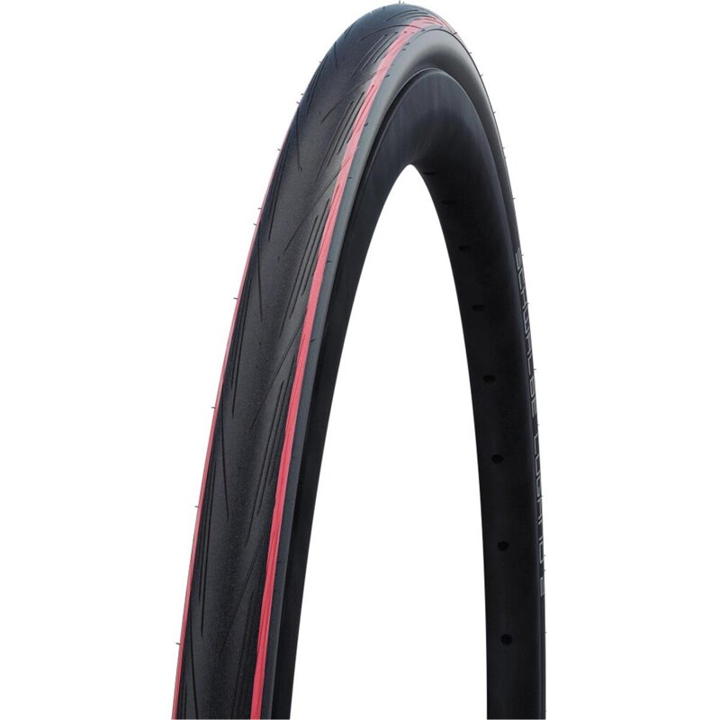 SCHWALBE Külső gumi LUGANO II (25-622) 700x25C Active 50EPI K-Guard 330g piros csíkkal