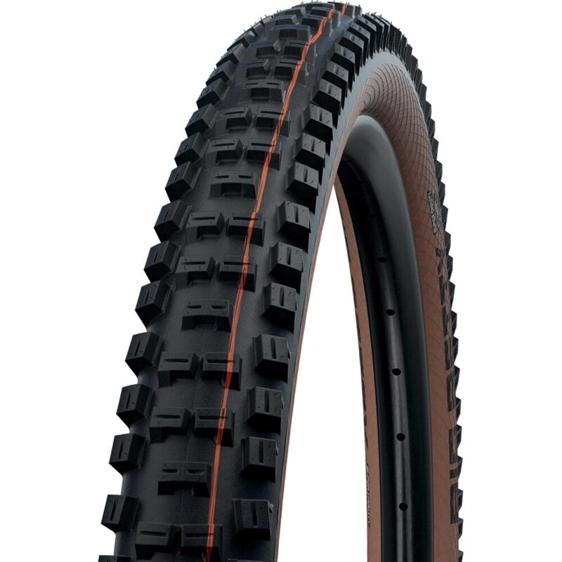 SCHWALBE BIG BETTY külső gumi 29x2.40 (62-622) 67EPI 1305g TLE Super Gravity Soft barna oldalfal hajtható