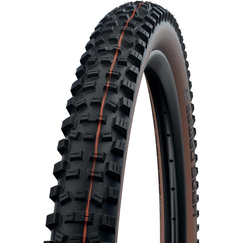 SCHWALBE HANS DAMPF külső gumi 29x2.35 (60-622) 67EPI 1070g TLE Evo Super Trail Addix Soft barna oldalfal hajtható