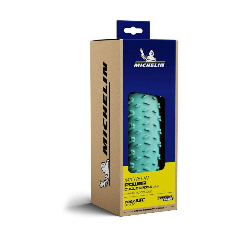 MICHELIN  Külső gumi POWER Cyclocross MUD 700x33C (33-622) 390g 3x120TPI TLR čierno/zelený