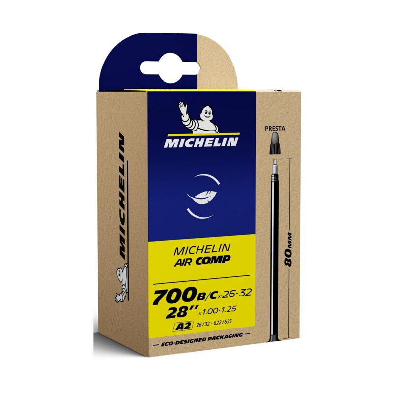 MICHELIN Duša A2 AIRCOMP 700x26/32C (26/32-622/635) FV 80mm 96g