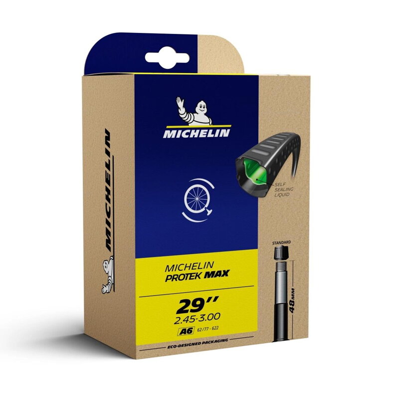 MICHELIN Duša A6 PROTEK MAX 29x2.45/3.00 (62/77-622) AV 48mm 430g