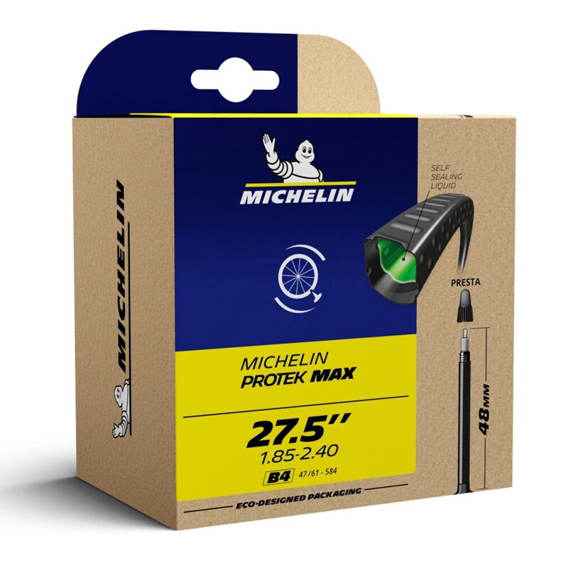MICHELIN Duša B4 PROTEK MAX 27.5x1.85/2.40 (47/61-584) FV 48mm 355g