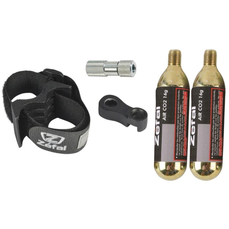 ZÉFAL UNIVERSAL tartó + 2x 16g CO2 patron menetes